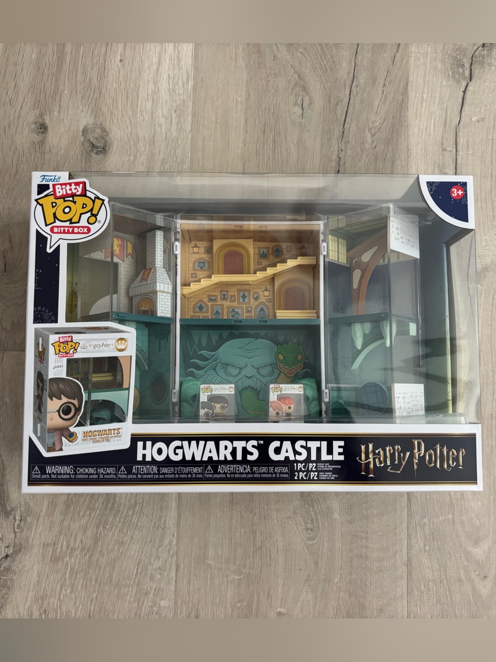 NWT Harry Potter Bitty Pop! Hogwarts Castle - Includes 2 Bitty POPs
